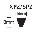 SPZ10x850 Optibelt